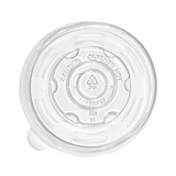 Flat Clear Lid For 12/16/24/32 oz. Recyclable Paper Food Container