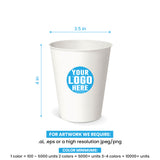 12 oz. Premium Multicolor Custom Printed Recyclable Paper Cup