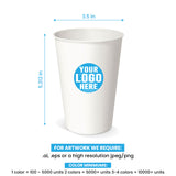 16 oz. Premium Multicolor Custom Printed Recyclable Paper Cup
