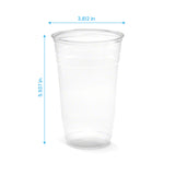 24 oz. Blank Recyclable Plastic Cup - THE CUP STORE CANADA