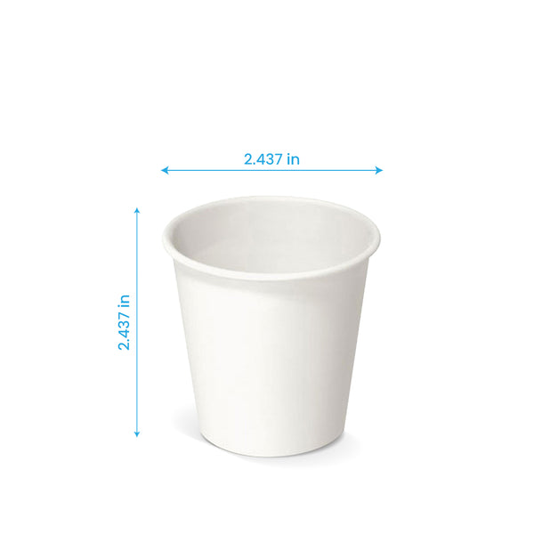 4 oz. Blank Recyclable Paper Cup - THE CUP STORE CANADA
