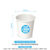 4 oz. Premium Multicolor Custom Printed Recyclable Paper Cup