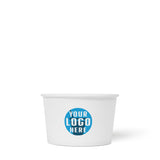 5 oz. Custom Printed Recyclable Paper Food Container - THE CUP STORE CANADA