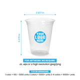 7 oz. Blank Compostable Plastic Cup - THE CUP STORE CANADA