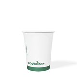 8 oz. Blank Compostable Paper Cup - THE CUP STORE CANADA