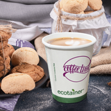 8 oz. Custom Printed Compostable Paper Cup - THE CUP STORE CANADA