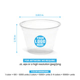 9 oz. Custom Printed Recyclable Plastic Cup - THE CUP STORE CANADA