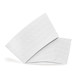 Two Blank White Coffee Sleeve on a white background
