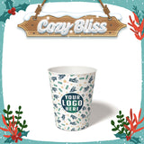 8 oz. Holiday Recyclable Paper Cup – Custom Cozy Bliss - THE CUP STORE CANADA