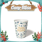 8 oz. Holiday Recyclable Paper Cup – Custom Cozy Bliss - THE CUP STORE CANADA
