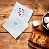 Custom Printed Premium 3-PLY White Beverage Napkin - THE CUP STORE CANADA