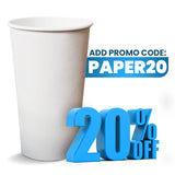 20 oz. Blank Recyclable Paper Cup - THE CUP STORE CANADA