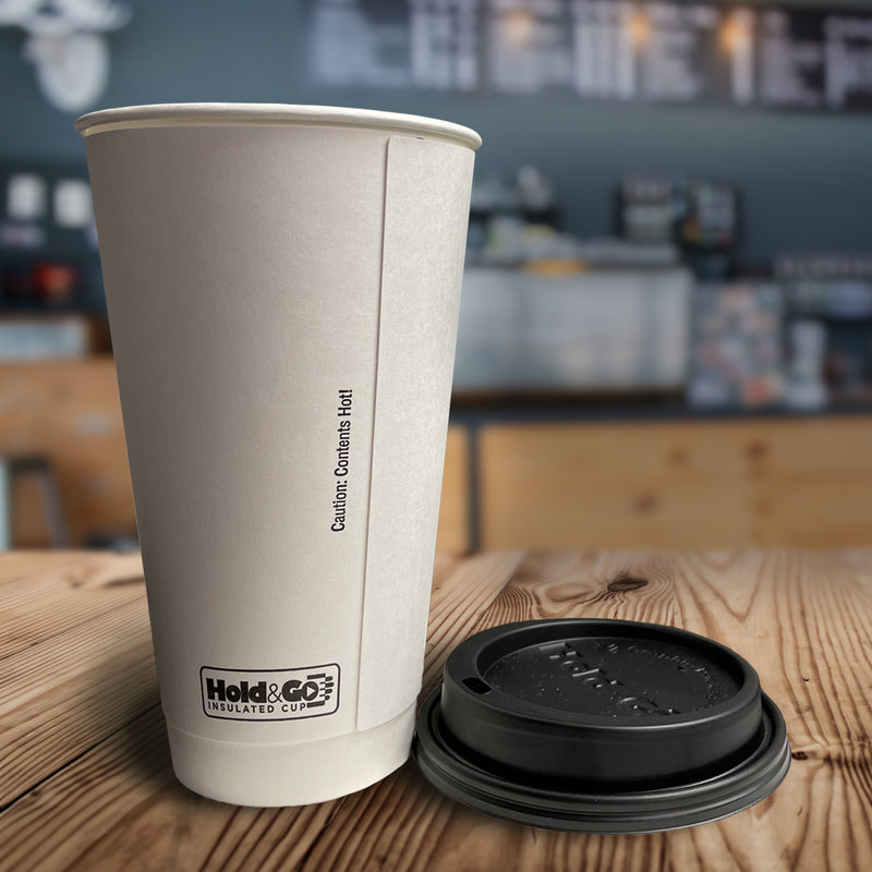 20 oz. Blank Recyclable Double Walled Paper Cup - THE CUP STORE CANADA