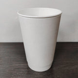 16 oz. Blank Recyclable Double Walled Paper Cup