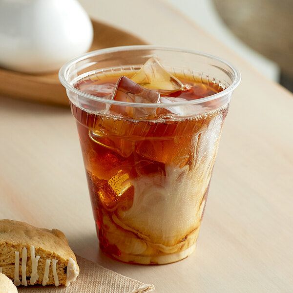 12 oz. Blank Compostable Plastic Cup - THE CUP STORE