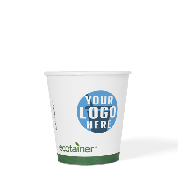 10 oz. Custom Printed Compostable Paper Cup