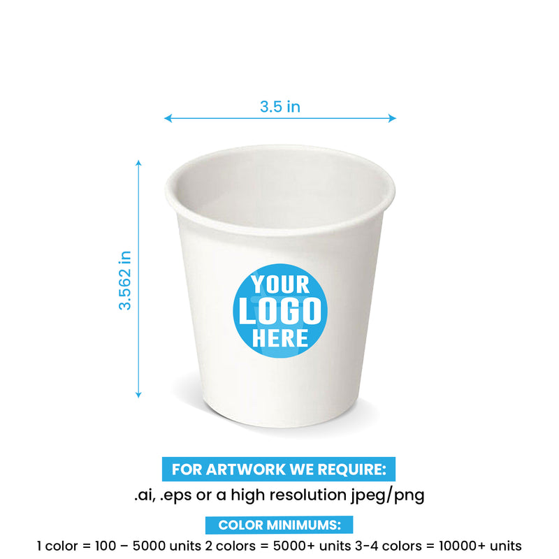 10 oz. Custom Printed Recyclable Paper Cup - THE CUP STORE CANADA