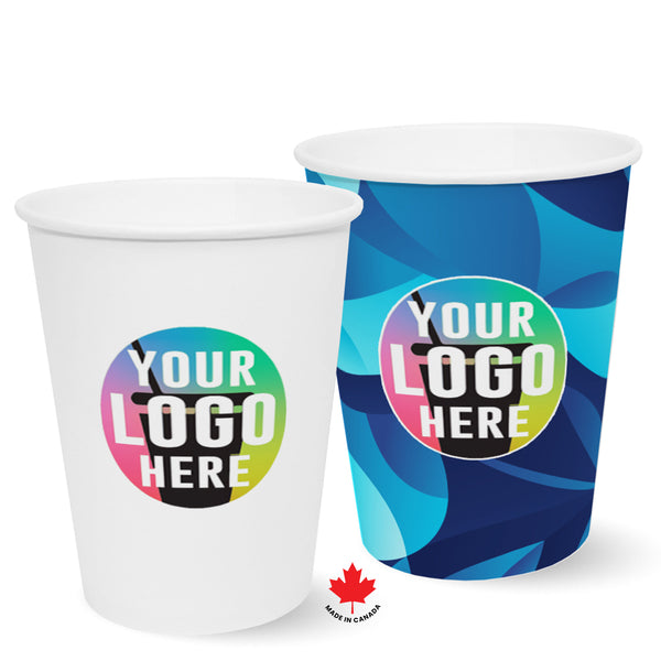 12 oz. Premium Multicolor Custom Printed Recyclable Paper Cup