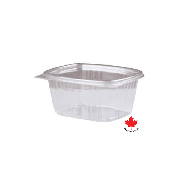 12 oz. Plastic Hinged Food Container