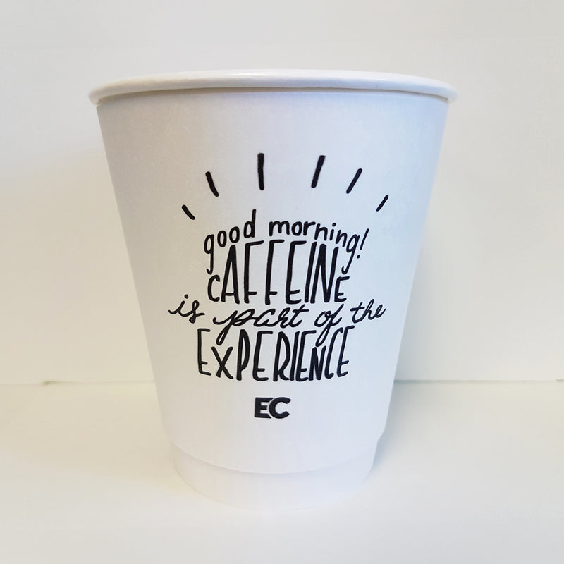 12 oz. Custom Printed Recyclable Double Walled Paper Cup