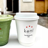 12 oz Custom Printed Recyclable Double Walled Paper Cups with Kettl Logo and printed by The Cup Store Canada