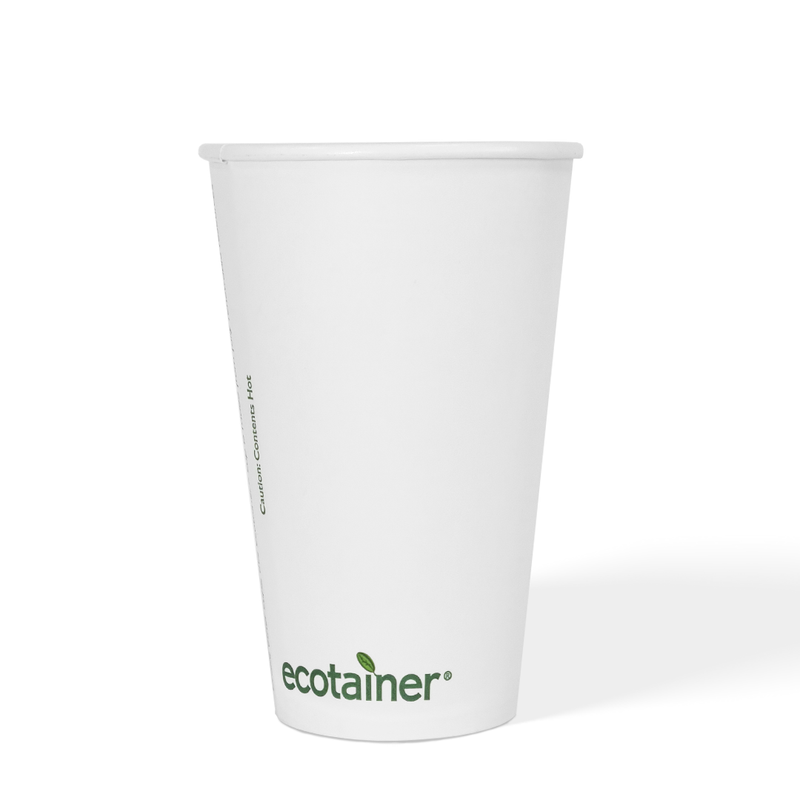 16 oz. Blank Compostable Paper Cup