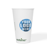 16 oz. Custom Printed Compostable Paper Cup