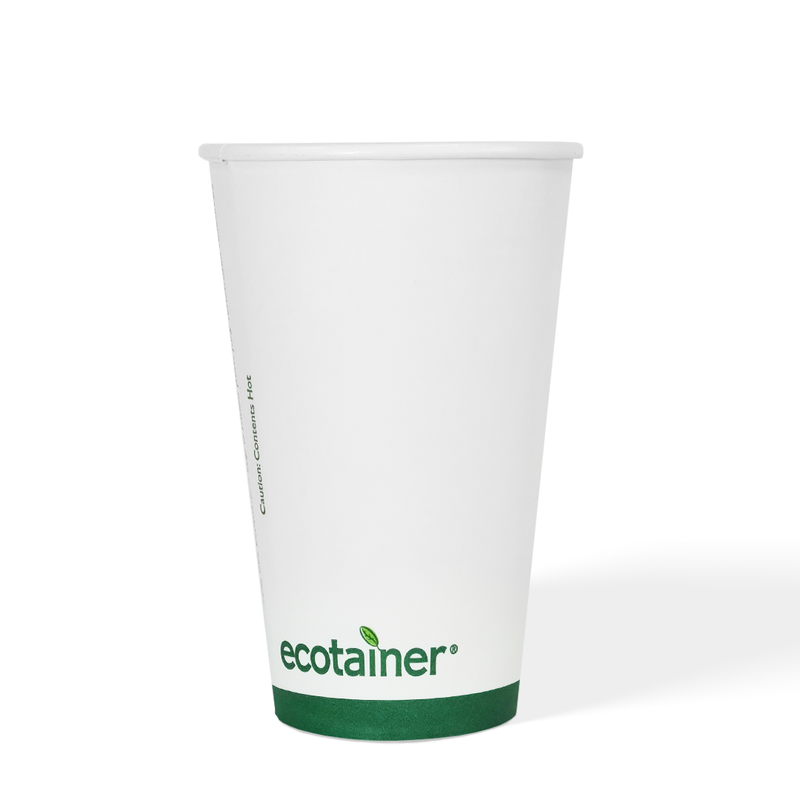 16 oz. Blank Compostable Paper Cup - THE CUP STORE CANADA