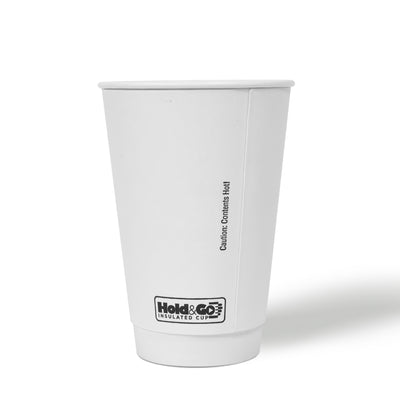 16 oz. Premium Blank Recyclable Double Walled Paper Cup
