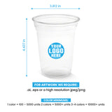 16 oz. Custom Printed Recyclable Plastic Cup - THE CUP STORE CANADA