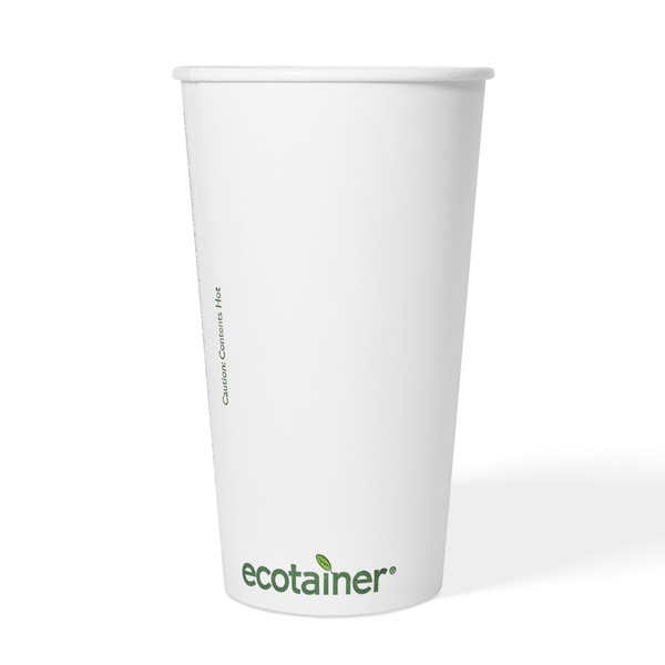 20 oz. Blank Compostable Paper Cup