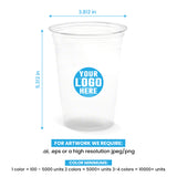 20 oz. Custom Printed Recyclable Plastic Cup - THE CUP STORE CANADA