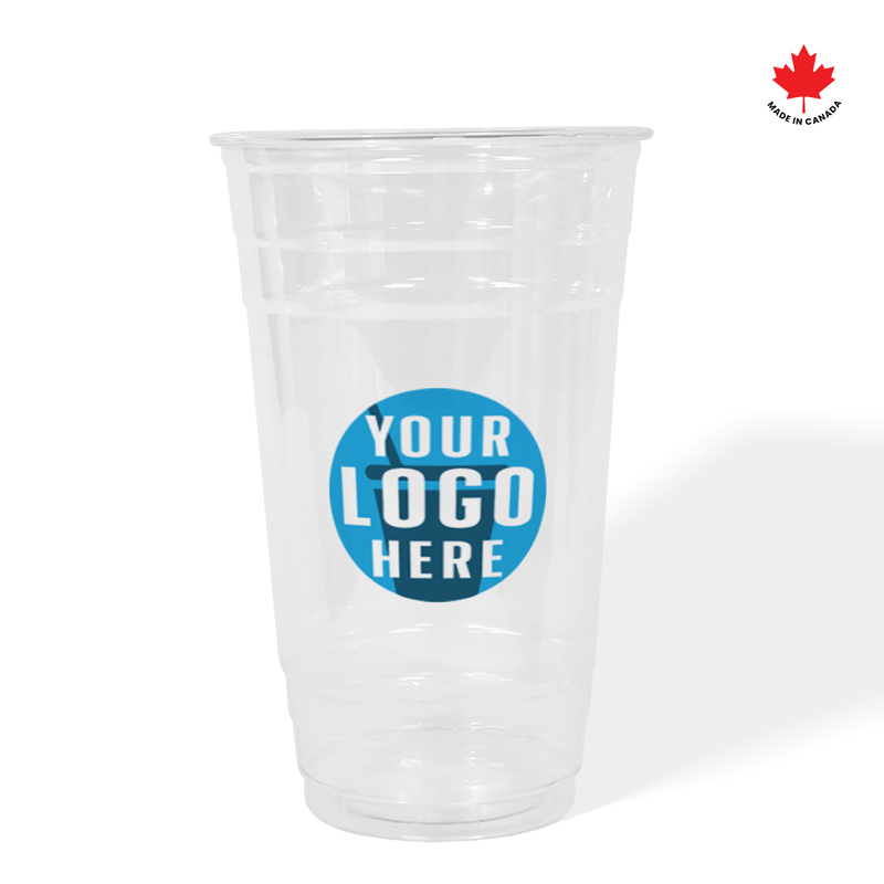 24 oz. Custom Printed Recyclable Plastic Cup