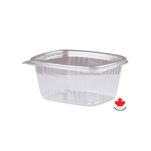 24 oz. Plastic Hinged Food Container