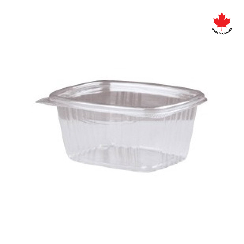 24 oz. Plastic Hinged Food Container