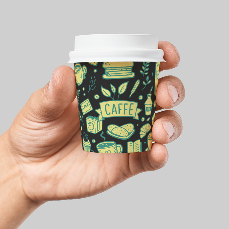 4 oz. High Volume Full Wrap Custom Printed Recyclable Paper Cup