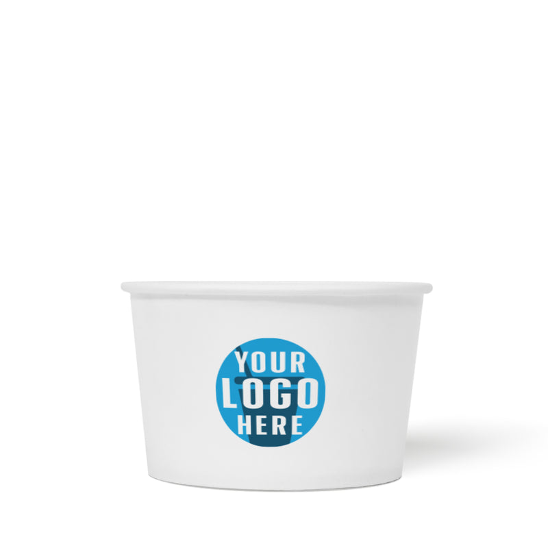 5 oz. Custom Printed Recyclable Paper Food Container