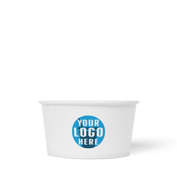 5 oz. Custom Printed Recyclable Paper Food Container