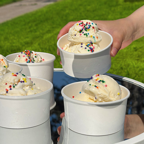 6 oz. Blank Recyclable Paper Food Container