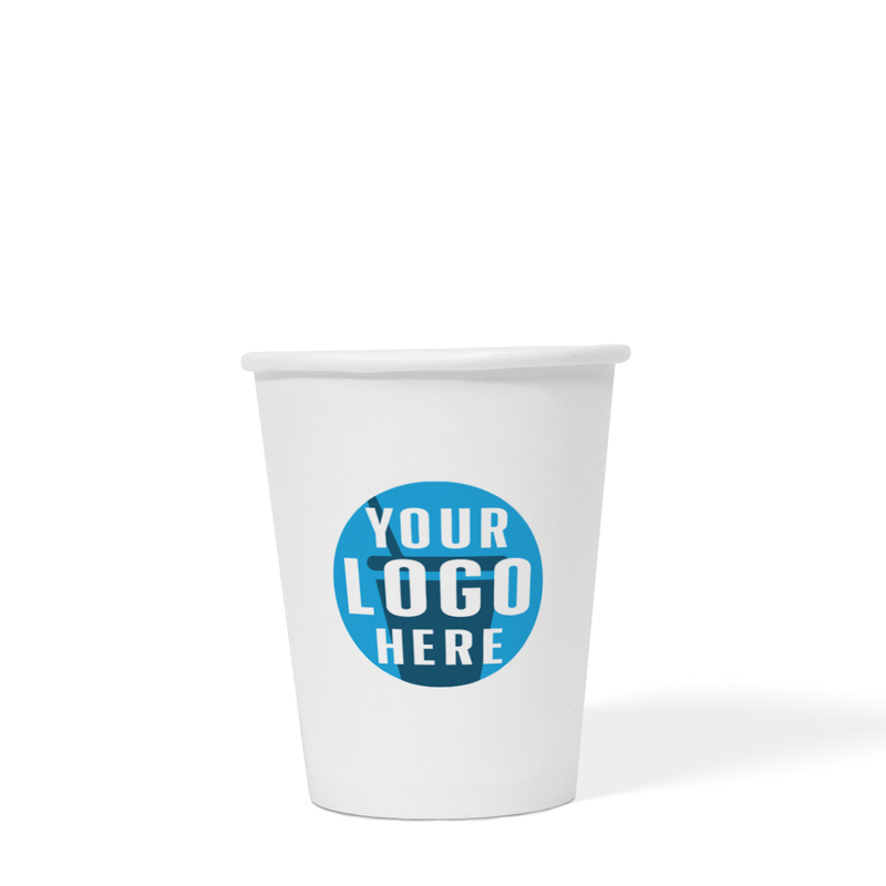 8 oz. Custom Printed Recyclable Paper Cup