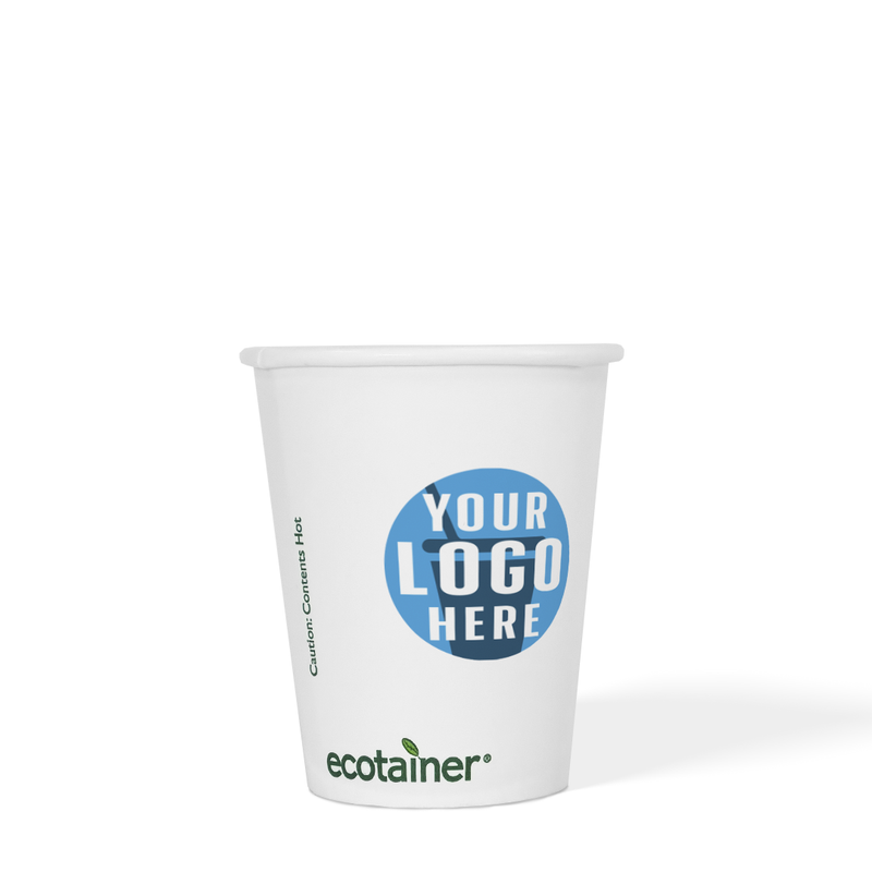 8 oz. Custom Printed Compostable Paper Cup