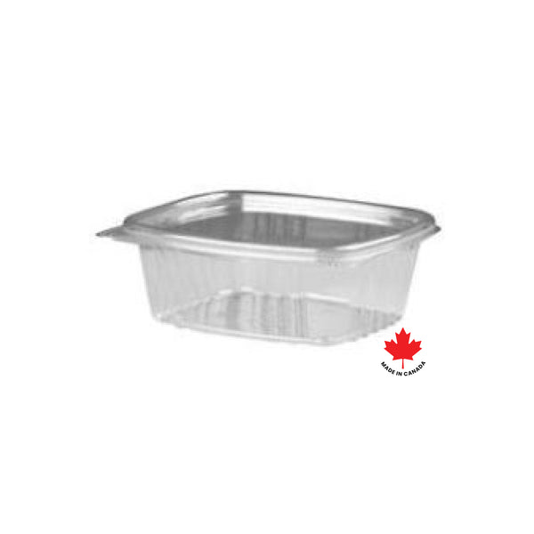 8 oz. Plastic Hinged Food Container
