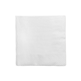 Blank 3-PLY White Lunch Napkin on white background