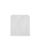 Blank White Regular Paper Sandwich Bag, with a white background