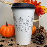 16 oz. Holiday Recyclable Paper Cup - Halloween Bone To Be Wild - THE CUP STORE CANADA