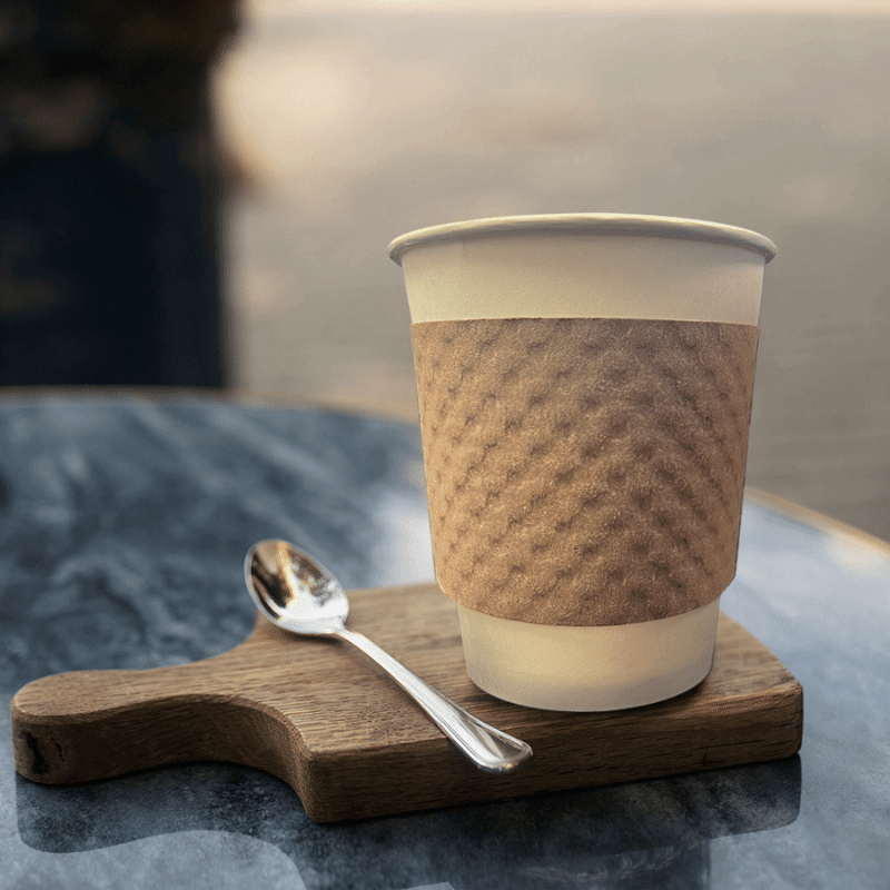 Blank Kraft Brown Coffee Sleeve - THE CUP STORE CANADA