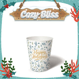 8 oz. Holiday Recyclable Paper Cup – Custom Cozy Bliss - THE CUP STORE CANADA
