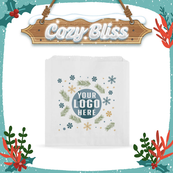 Holiday Regular Paper Sandwich Bag – Custom Cozy Bliss - THE CUP STORE CANADA