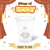 10 oz. Graduation Recyclable Plastic Cup – Class of Victory (White) - THE CUP STORE CANADA
