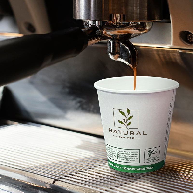 10 oz. Custom Printed Compostable Paper Cup